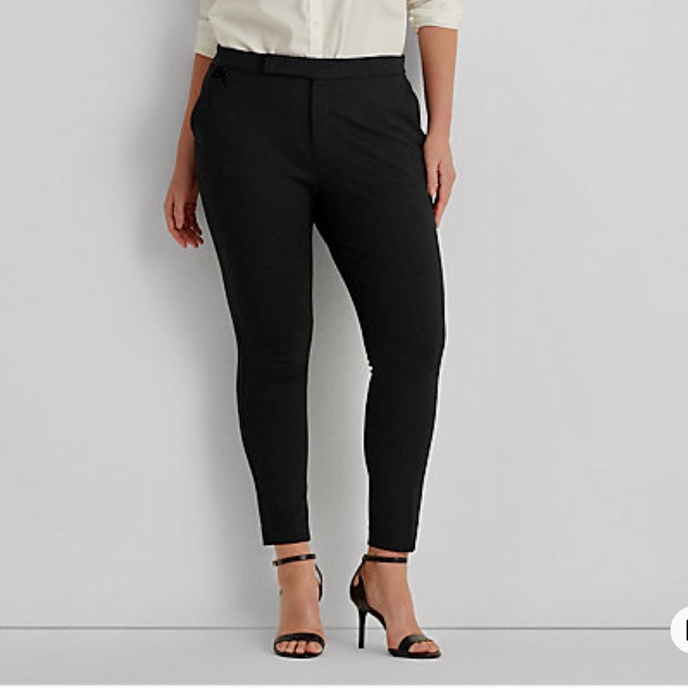 Lauren by Ralph Lauren 6P Cropped Black Pant